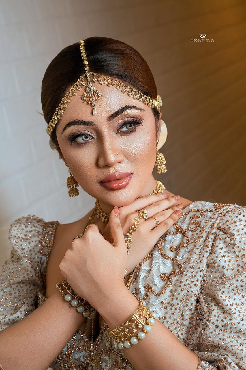 Real bride styled by Salon Srimanthini