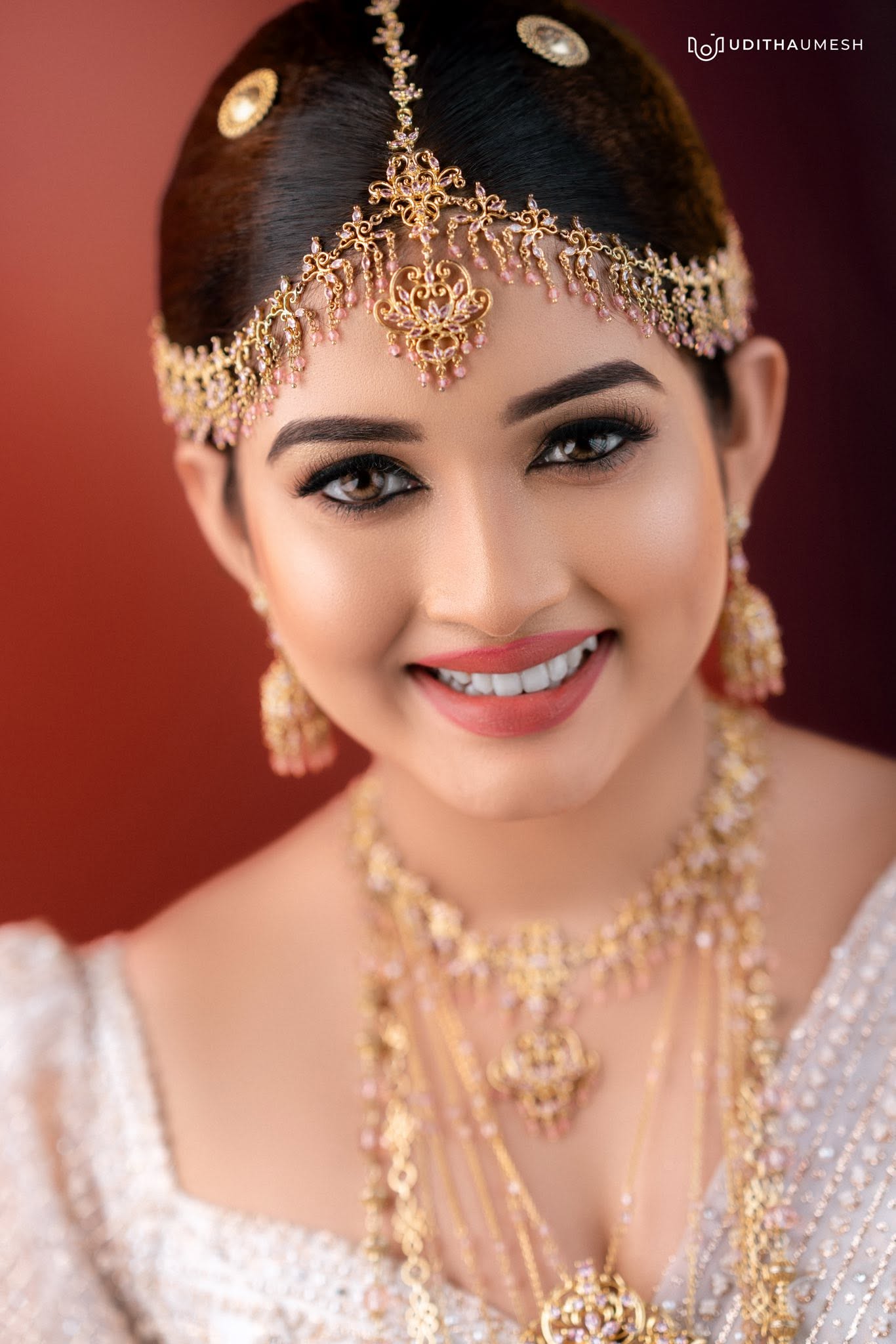 Real bride styled by Salon Srimanthini