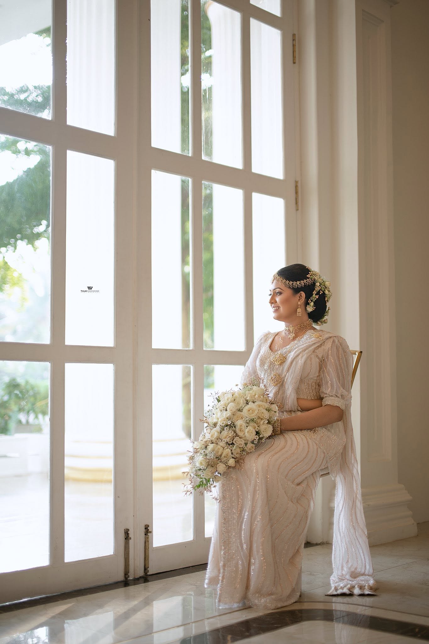 Real bride styled by Salon Srimanthini