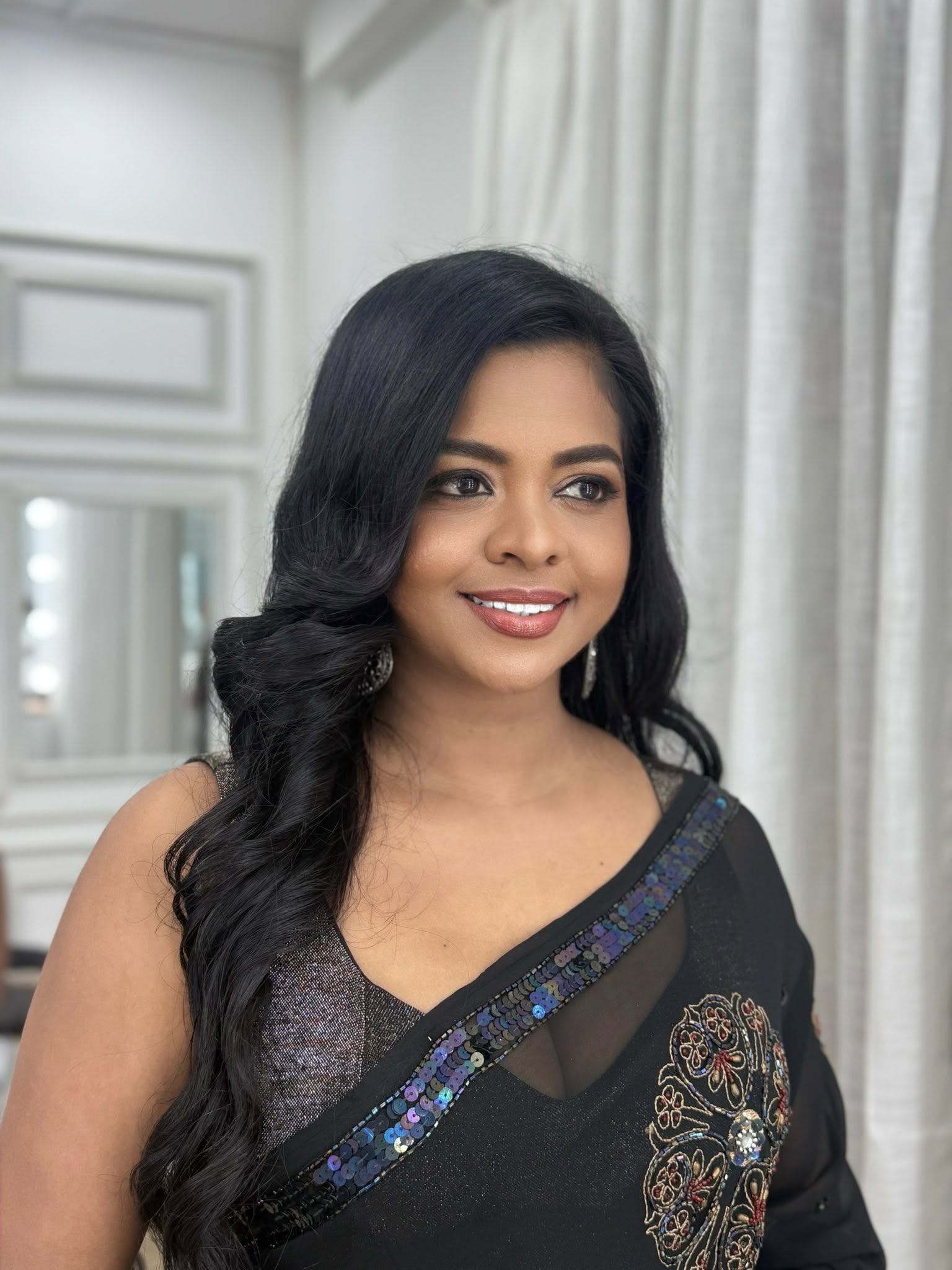 Bridal look styled by Salon Srimanthini